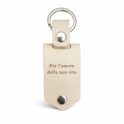Portachiavi in Pelle Personalizzato