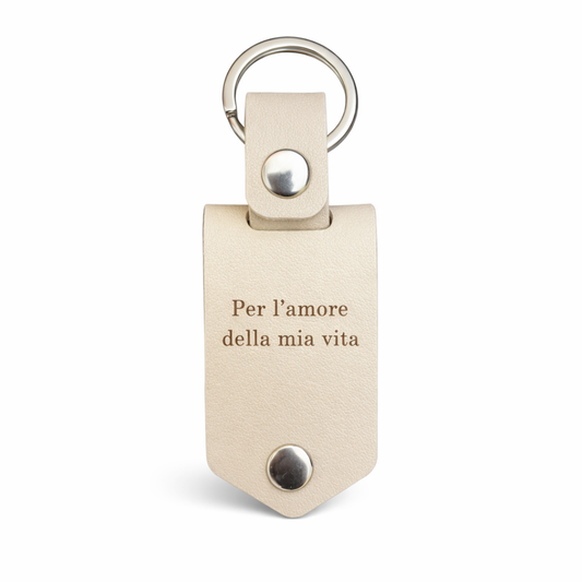 Portachiavi in Pelle Personalizzato